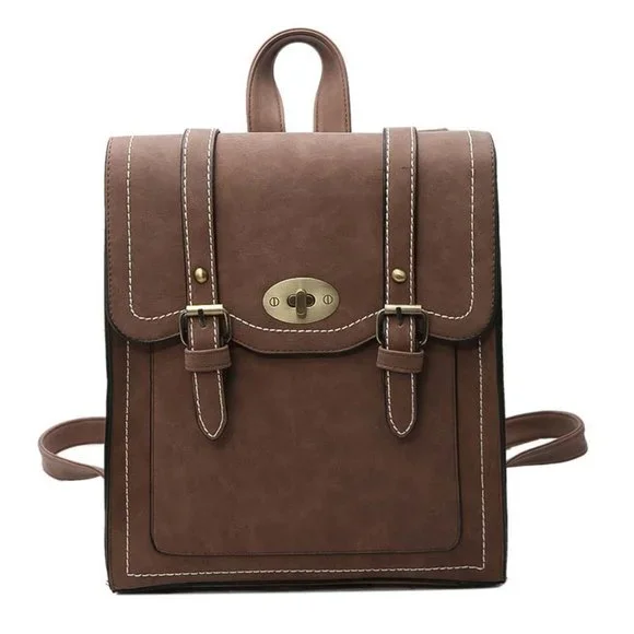 PU Leather Travel Convertible Backpack for Women - Picture 1 of 8